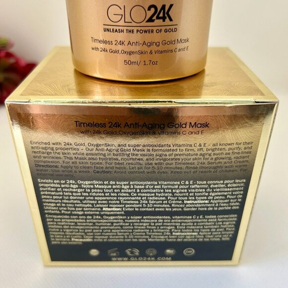 GLO24K 24K Anti-Aging Hydrating & Lifting Mask - Picture 2 of 5